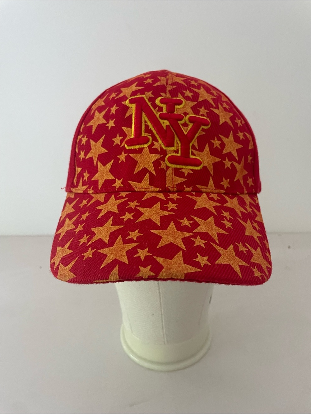 Red Star Print NY Baseball Cap